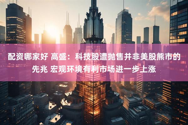 配资哪家好 高盛：科技股遭抛售并非美股熊市的先兆 宏观环境有利市场进一步上涨