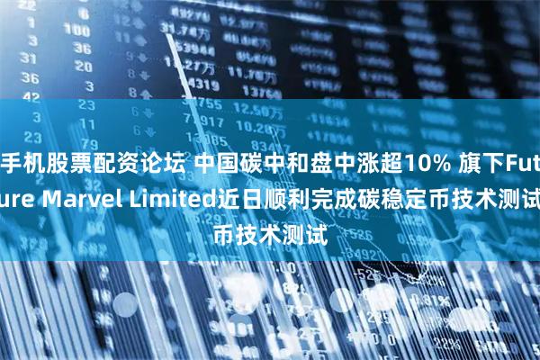 手机股票配资论坛 中国碳中和盘中涨超10% 旗下Future Marvel Limited近日顺利完成碳稳定币技术测试